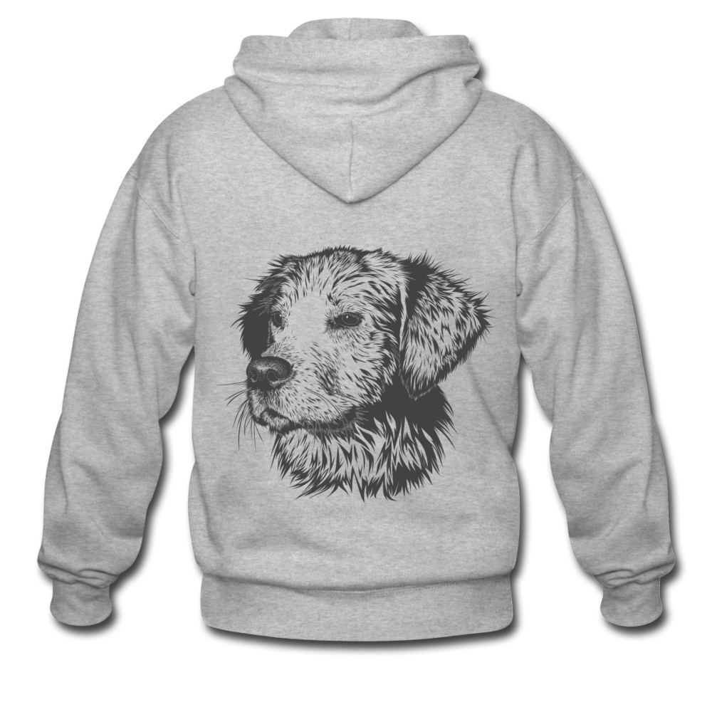 Sudadera dog Style - gris jaspeado