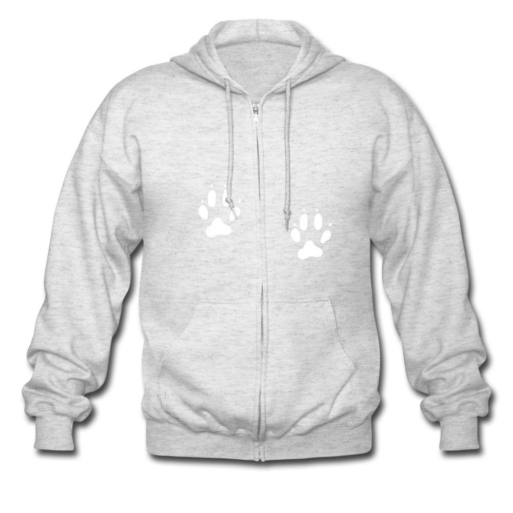 Sudadera dog Style - blanco/jaspeado