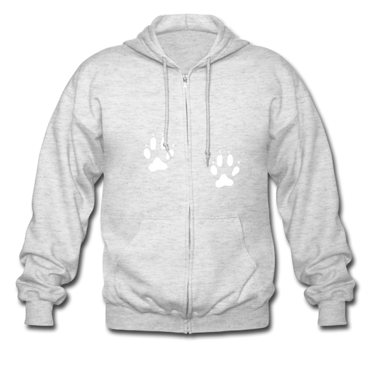 Sudadera dog Style - blanco/jaspeado
