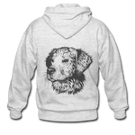 Sudadera dog Style - blanco/jaspeado