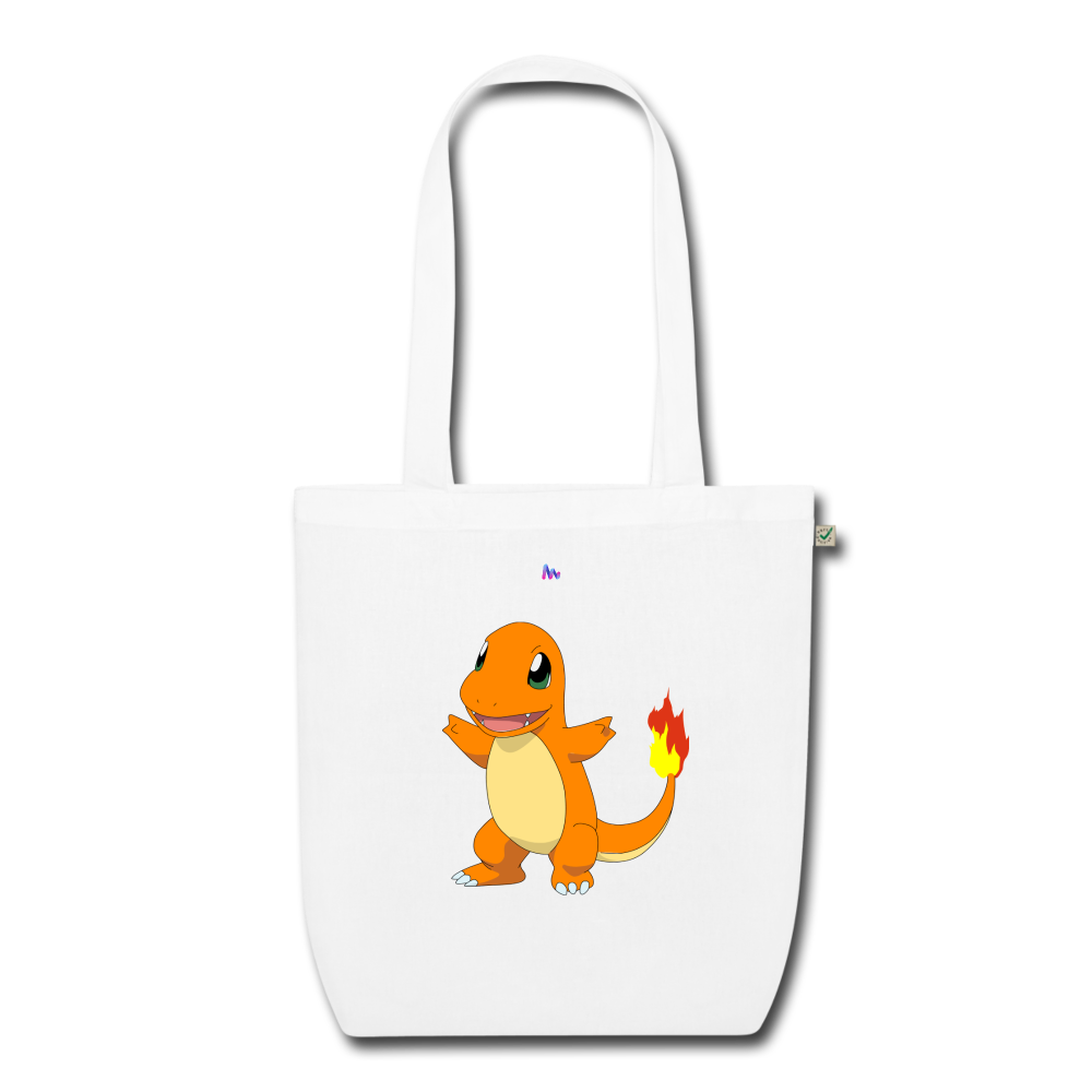 Bolso tela ecológica love - blanco