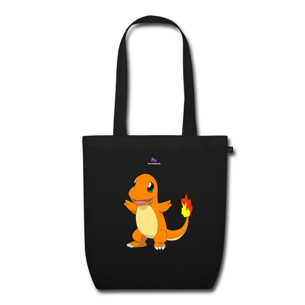 Bolso tela ecológica love - negro