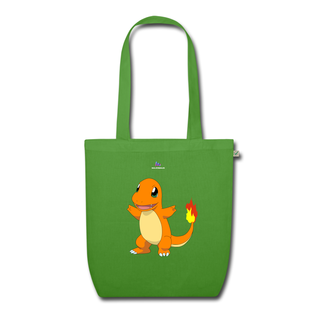 Bolso tela ecológica love - verde hoja