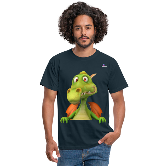 Camisa dragón - azul marino