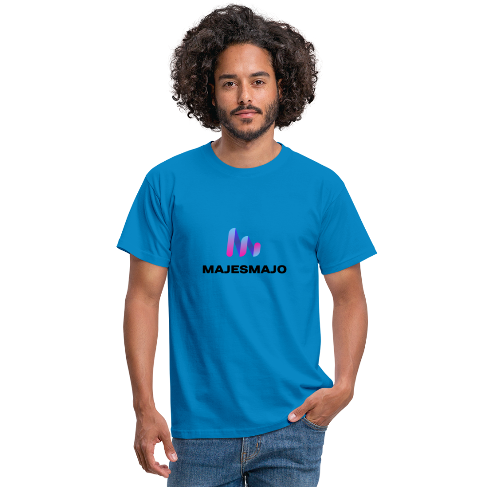 Camisa majesmajo logo - azul intenso