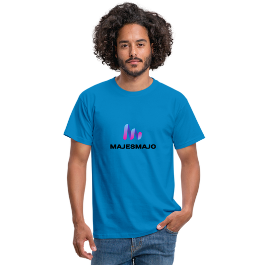 Camisa majesmajo logo - azul intenso