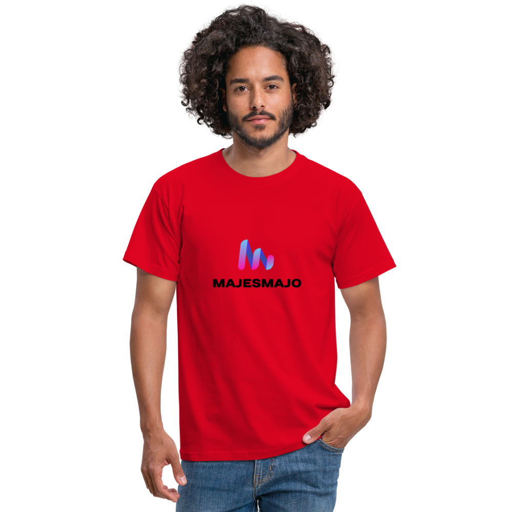 Camisa majesmajo logo - rojo