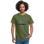 Camisa majesmajo logo - verde oliva