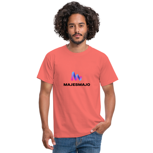 Camisa majesmajo logo - coral