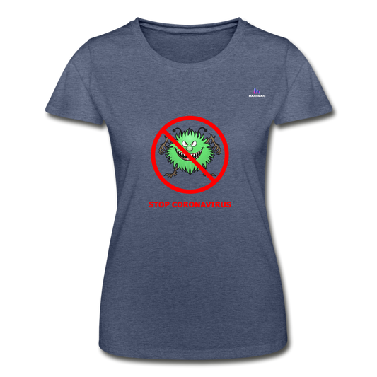 Camisa coronavirus - azul marino salpicado