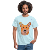 Camisa dog - celeste