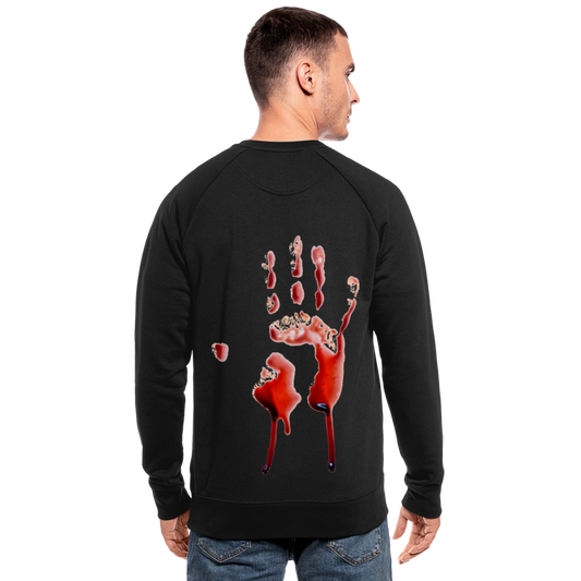 Sudadera orgánica sangre - negro