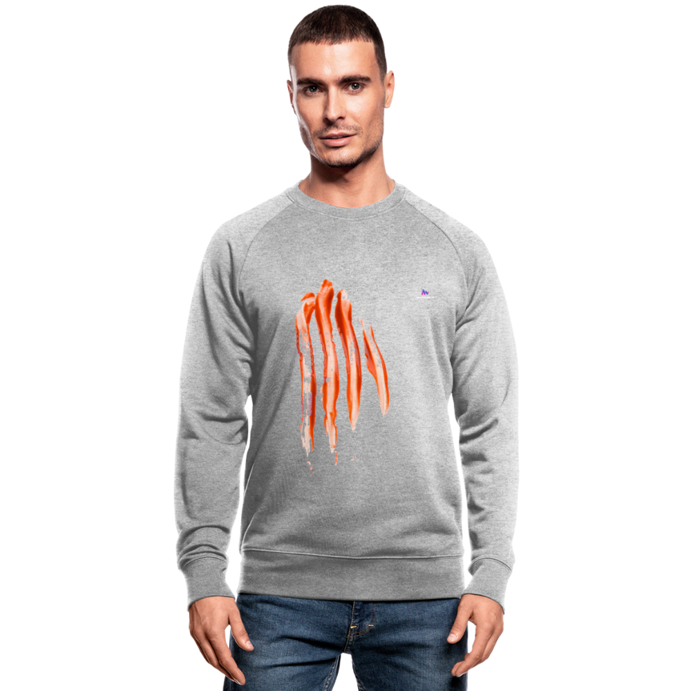 Sudadera orgánica sangre - gris jaspeado