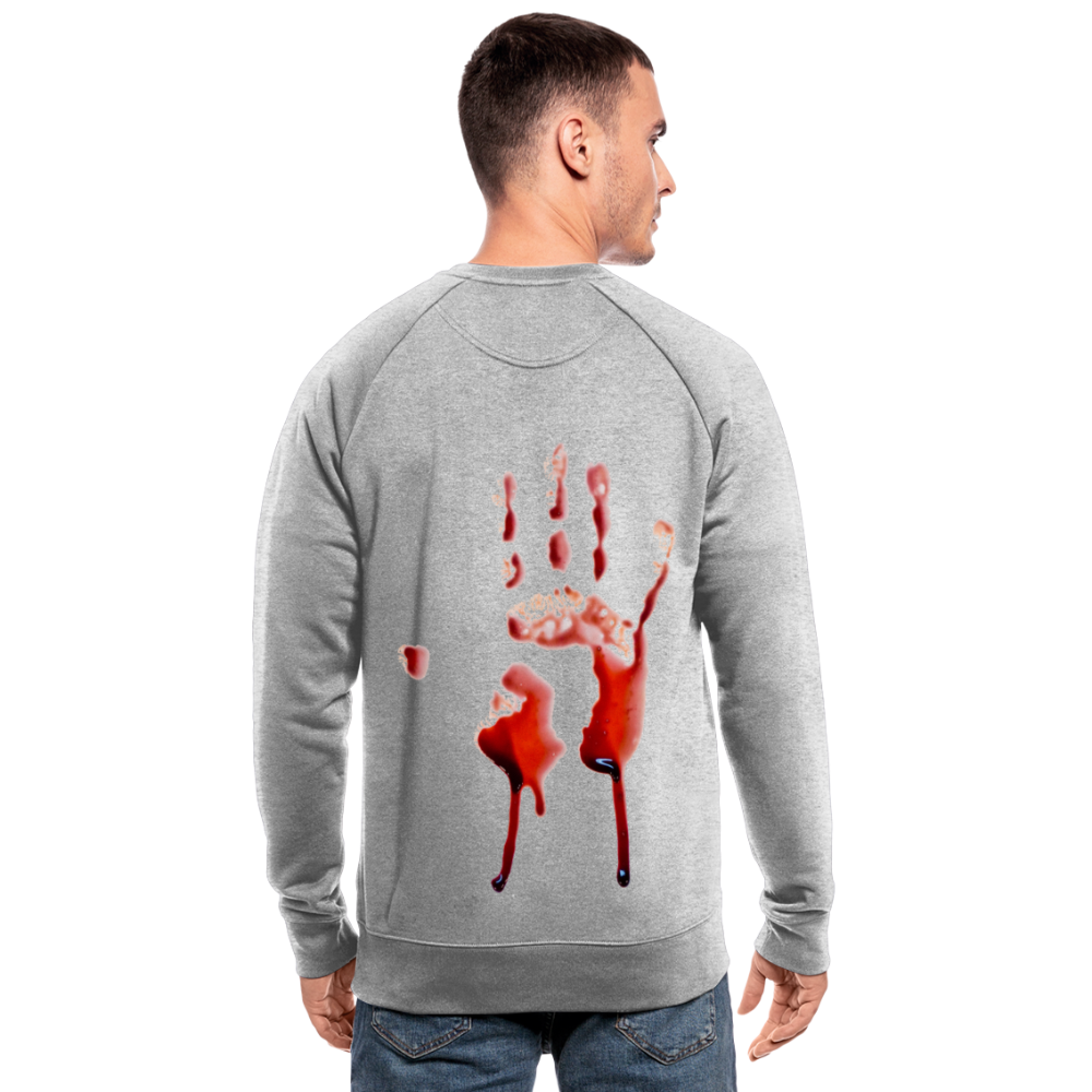 Sudadera orgánica sangre - gris jaspeado