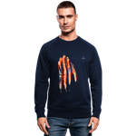 Sudadera orgánica sangre - azul marino