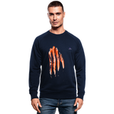 Sudadera orgánica sangre - azul marino