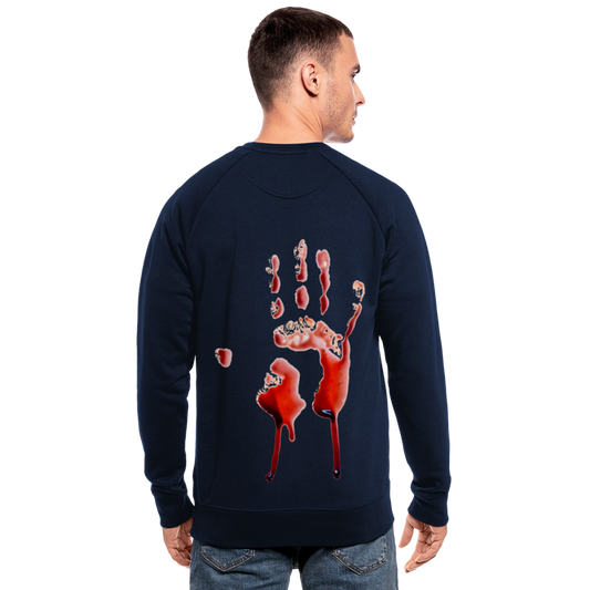 Sudadera orgánica sangre - azul marino