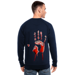 Sudadera orgánica sangre - azul marino