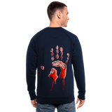 Sudadera orgánica sangre - azul marino