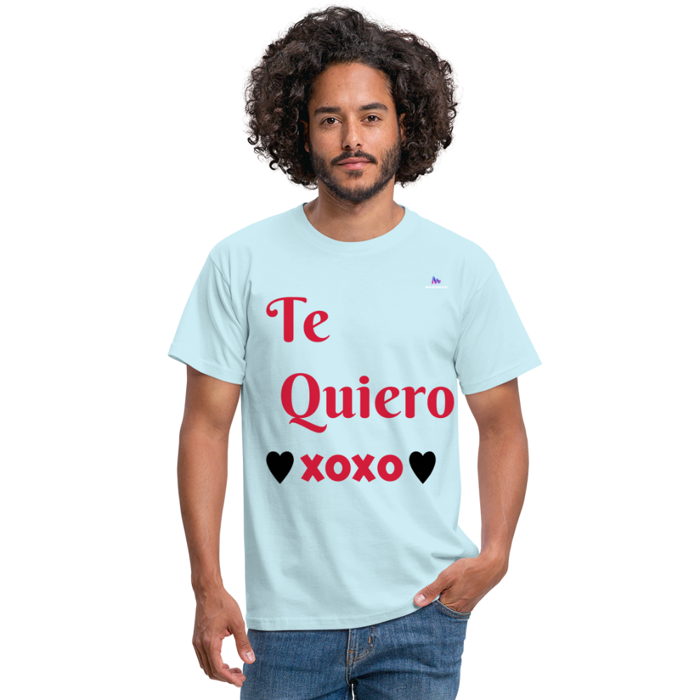 Camisa love - celeste