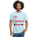 Camisa love - celeste