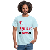 Camisa love - celeste