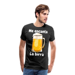 Camisa me encanta la birra - negro