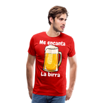 Camisa me encanta la birra - rojo