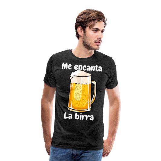 Camisa me encanta la birra - antracita
