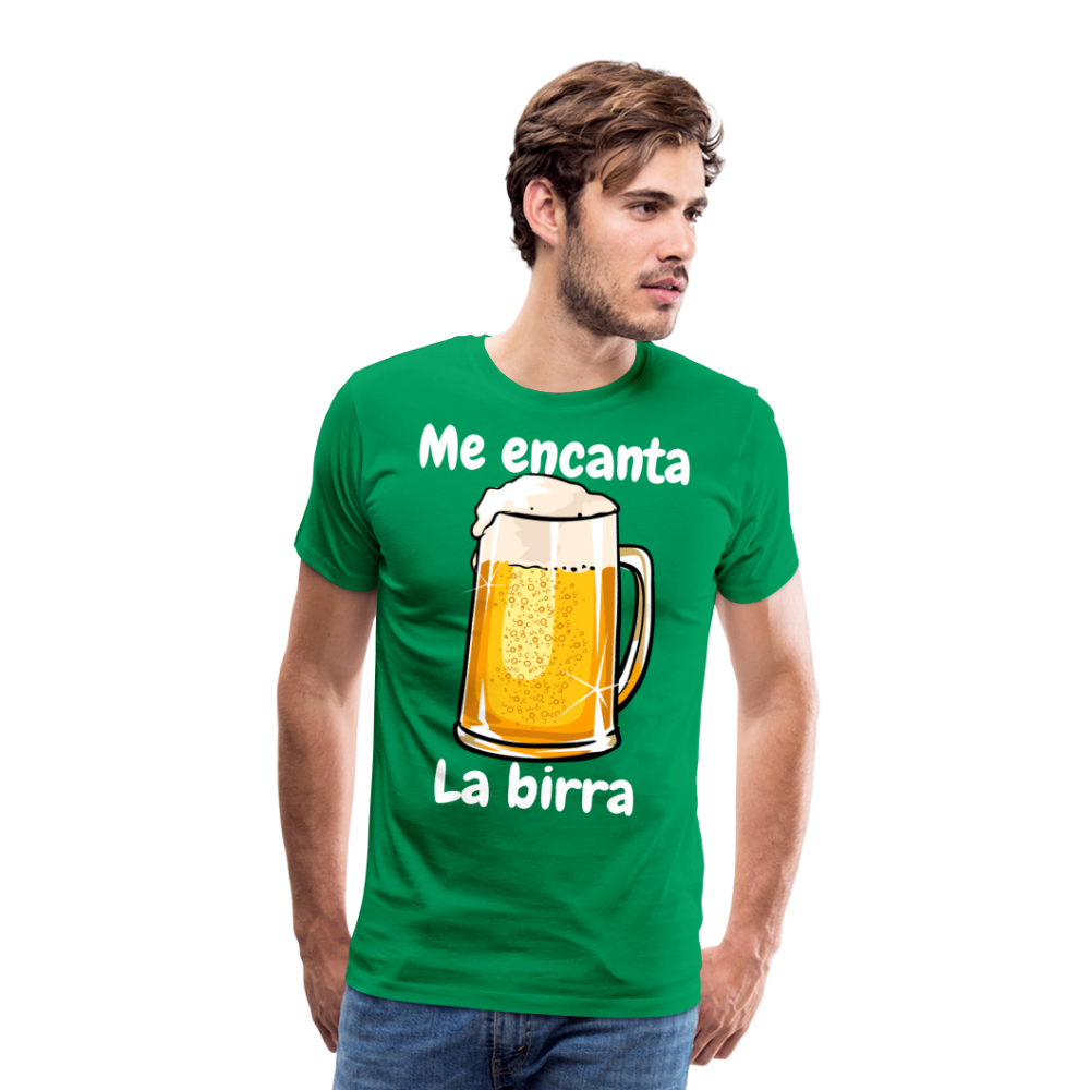 Camisa me encanta la birra - verde 