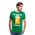 Camisa me encanta la birra - verde 