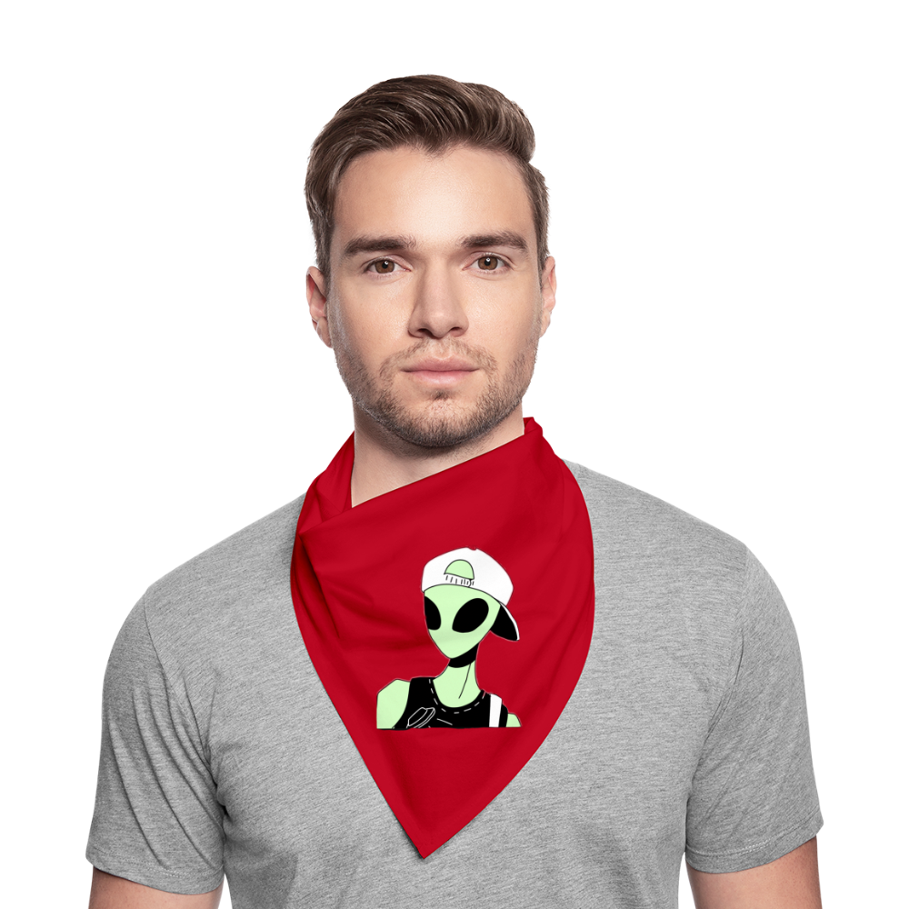 Bandana alien - rojo
