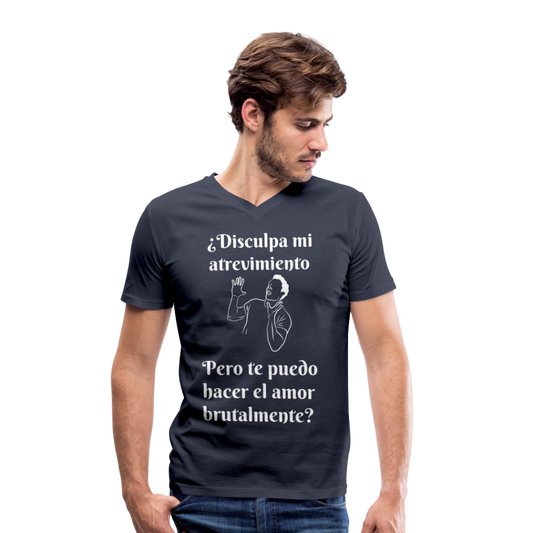 Camisa amor brutalmente - azul marino