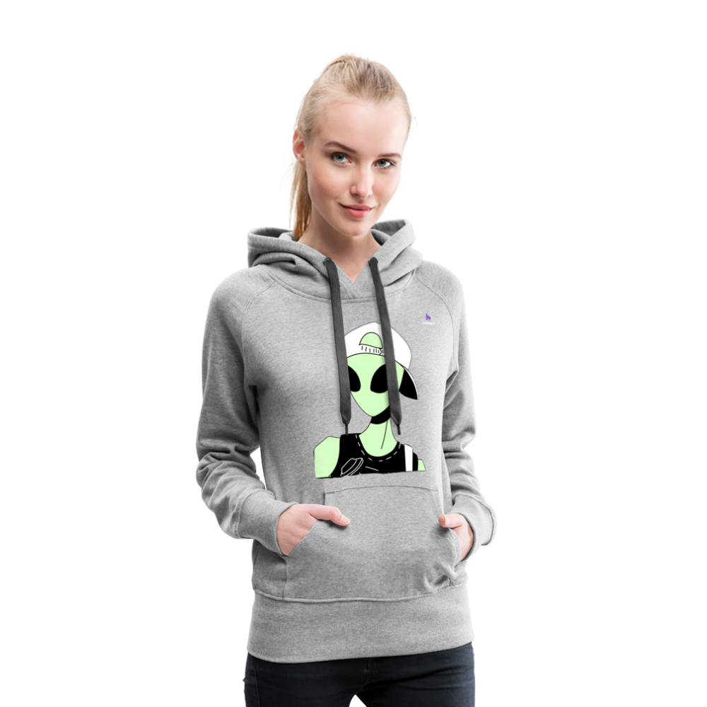 Sudadera alíen - gris jaspeado