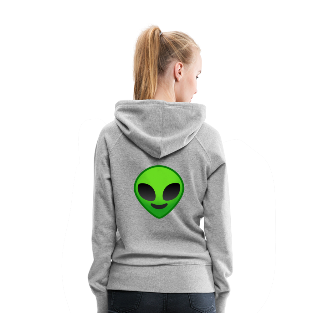 Sudadera alíen - gris jaspeado