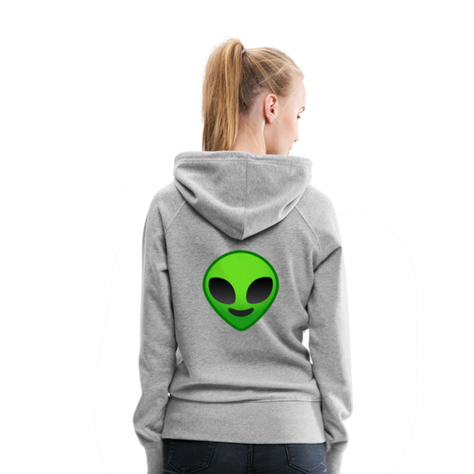 Sudadera alíen - gris jaspeado