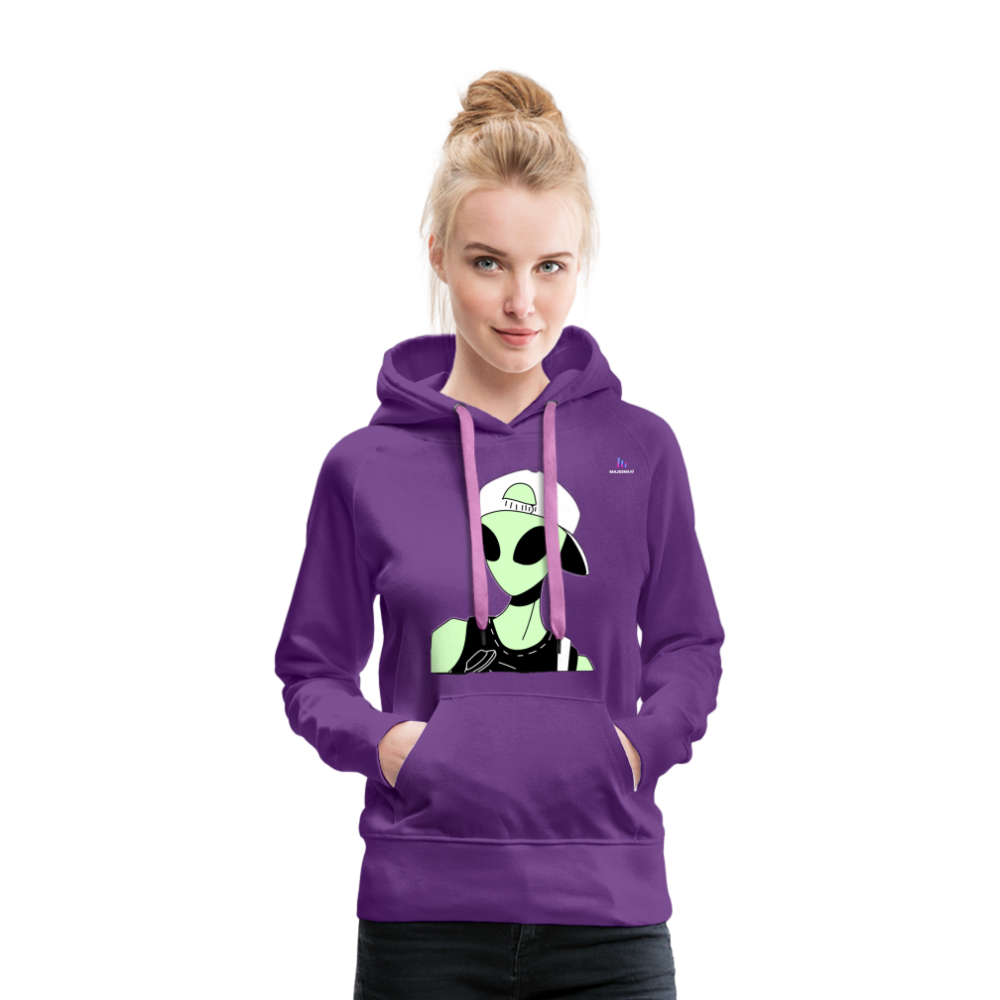 Sudadera alíen - purple