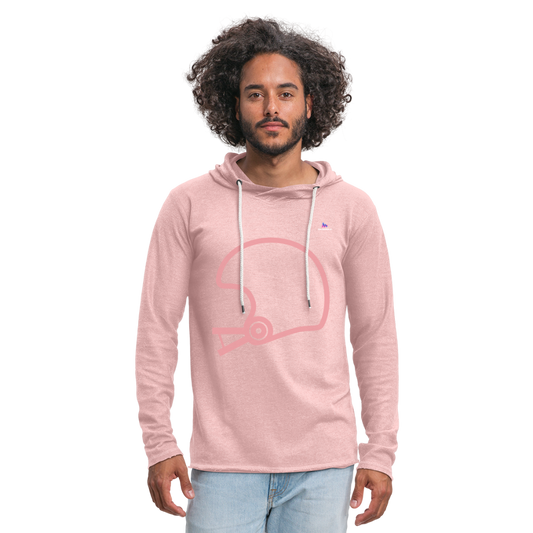 Sudadera ligera "helmet" - rosa crema jaspeado