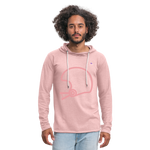 Sudadera ligera "helmet" - rosa crema jaspeado