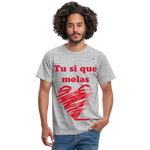 Camisa tú sí que molas - gris jaspeado