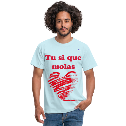 Camisa tú sí que molas - celeste