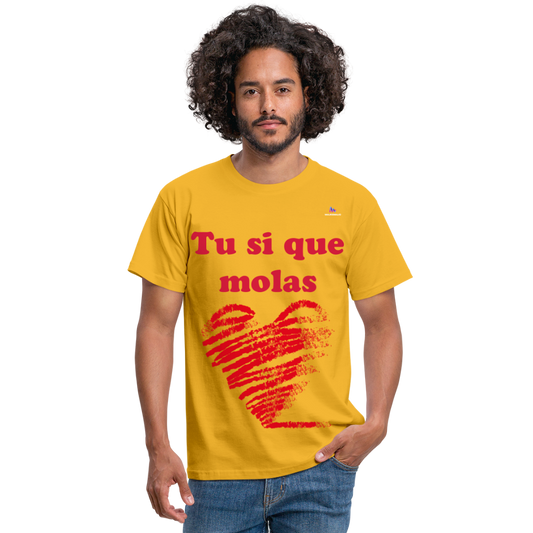 Camisa tú sí que molas - amarillo