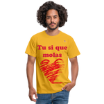 Camisa tú sí que molas - amarillo