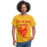 Camisa tú sí que molas - amarillo