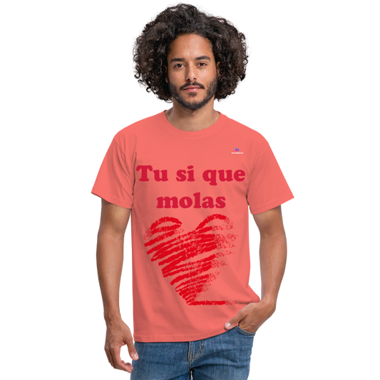 Camisa tú sí que molas - coral