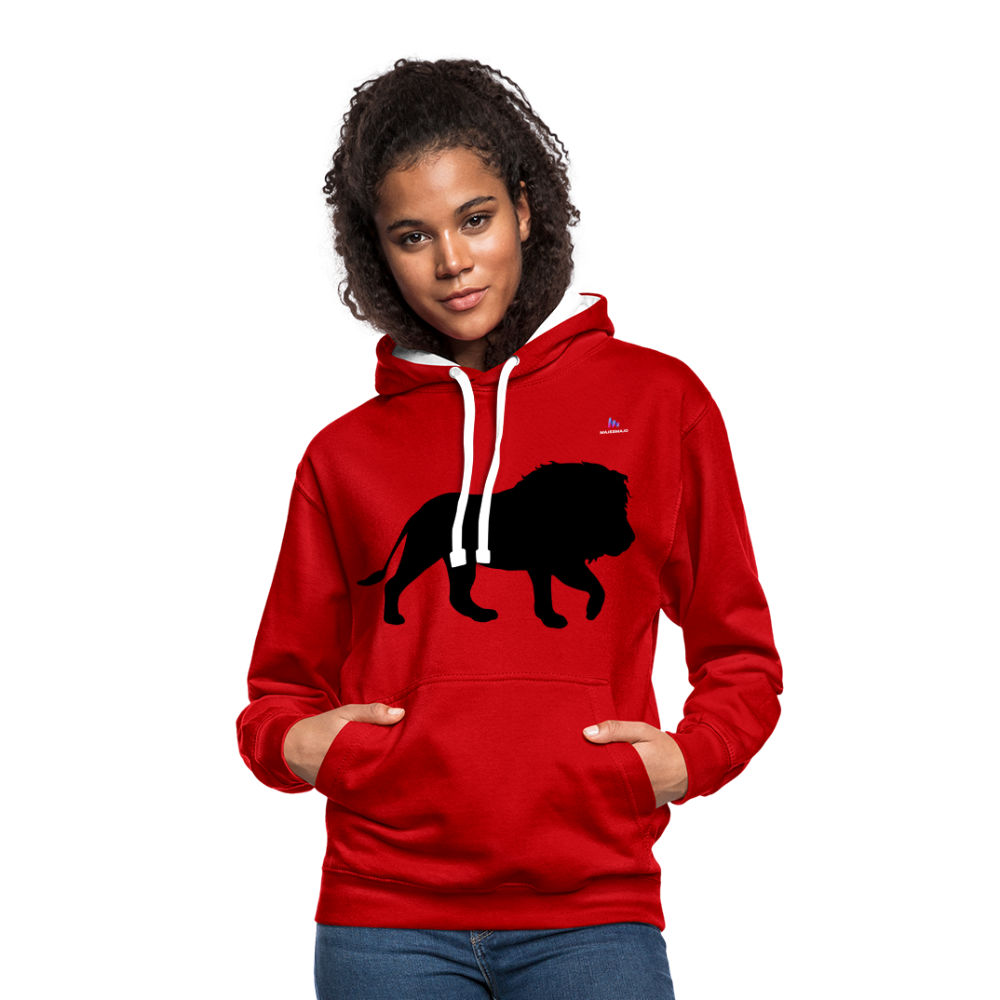 Sudadera Lion - rojo/blanco