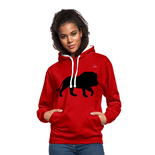 Sudadera Lion - rojo/blanco