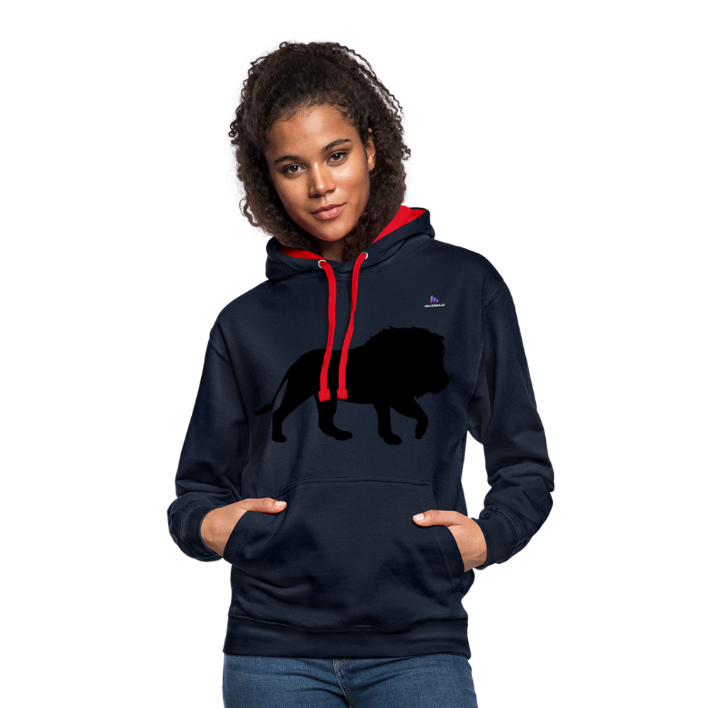 Sudadera Lion - azul marino/rojo