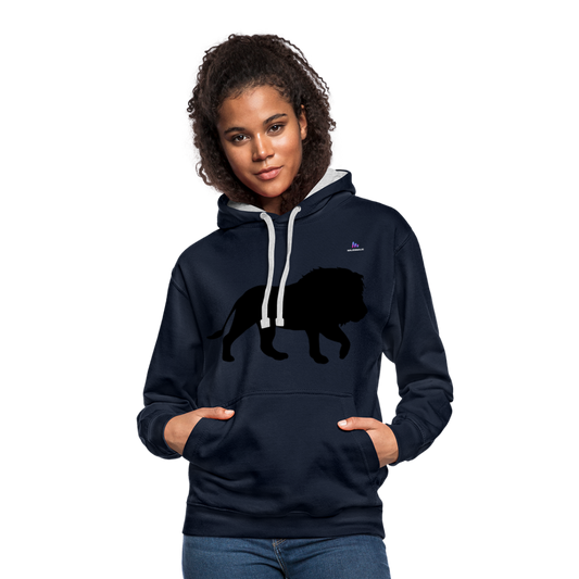 Sudadera Lion - azul marino/gris jaspeado