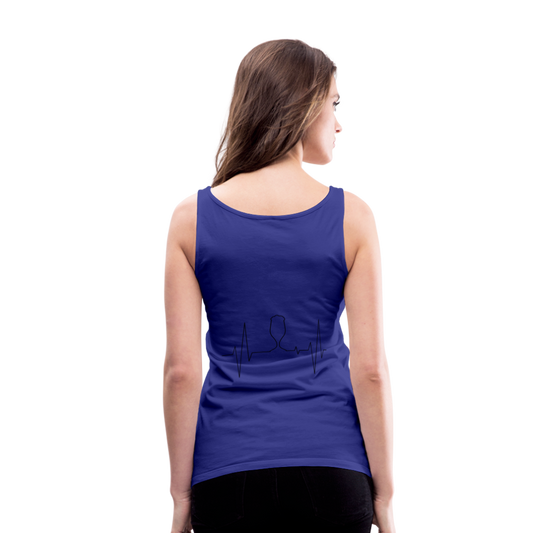 Camisa sin mangas me encanta la birra - azul real